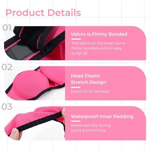 Dog Ear Covers for Bath,Dog Ear Muffs Noise Reduction Anxiety Relief