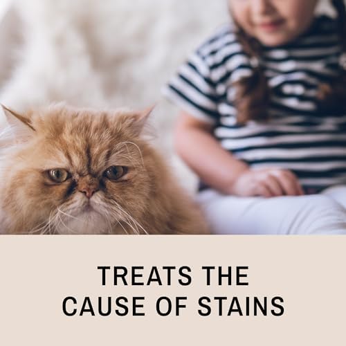 Eye Envy Tear Stain Remover Solution for Cats. Gentle, Natural and Safe. Cleans Tear Stains. Recommended by Breeders, Groomers. Remove Eye Stains from Persians and Exotics. 4 oz. Made in USA