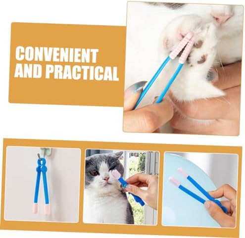 2pcs Dog Eye Grooming Comb with Non Slip Grip for Pets