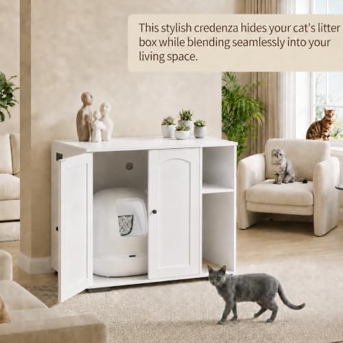 Garvee Cat Litter Box Enclosure, Large Cat House