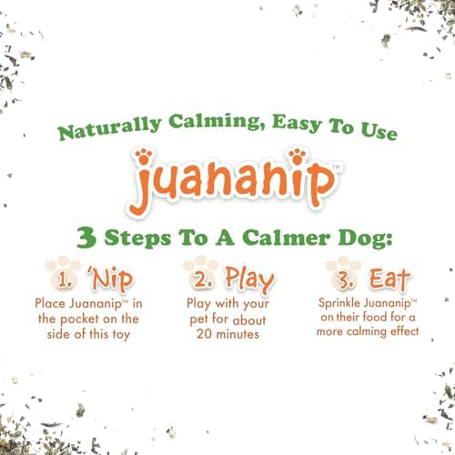 Doggijuana Tuffer Chewer Dog Toy, Stocking Stuffer | Holiday Plush, Squeaky