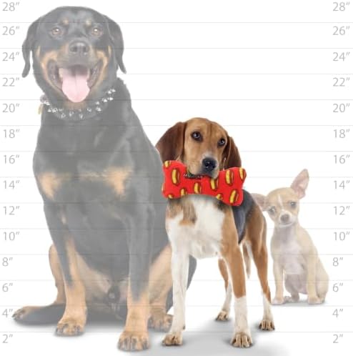 MIGHTY Tuffy Bone Dog Toy: Ultra Durable Plush Toy with Multiple Layers & Reinforced Seams, Washable and Floats, Vinyl Bone & Fleece