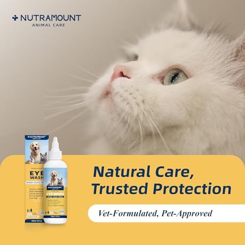 Eye Wash for Dogs, Cats, and Livestock 150ML/5 fl. oz Mild Botanical Formula Reduces Tear Staining 1 Piece