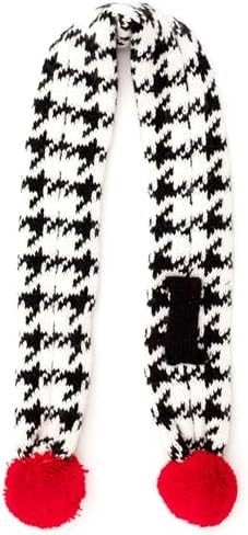 THE WORTHY DOG Sleeveless Pullover Pet Sweater,for Medium Dogs, with Scarf