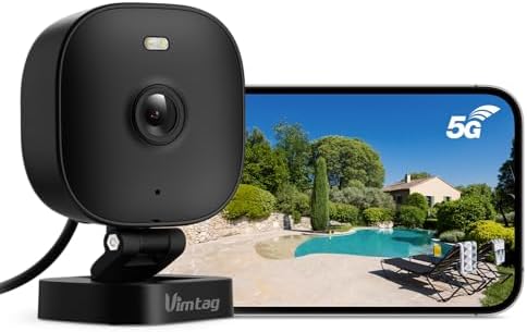 VIMTAG 4MP Security Camera Outdoor, 2.4G/5G Cameras for Home Security with Color Night Vision, Motion Activated Spotlight/Siren, IP66,2-Way Audio, House Camera with Audio & Video,Wired