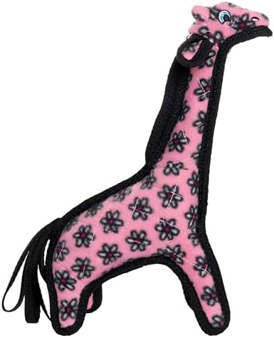 TUFFY® - Original : Giraffe Dog Toy : Ultra Durable Plush Dog Toy with Multiple Layers & Reinforced Seams, Washable and Floats, Original Construction