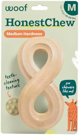 WOOF HonestChew Infinity Dog Chew Toy for Dogs 25-60 lbs
