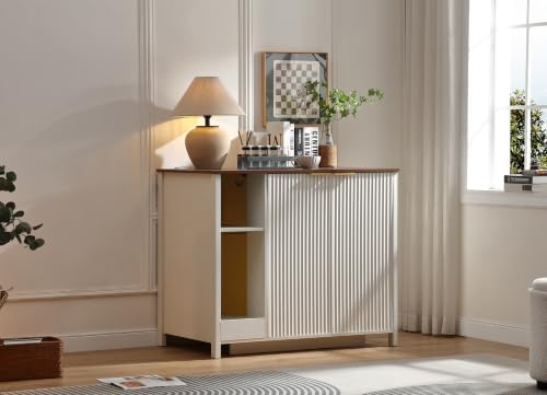 Forest Gravity Extra Large Litter Box Cabinet for Self-Cleaning Litter Box