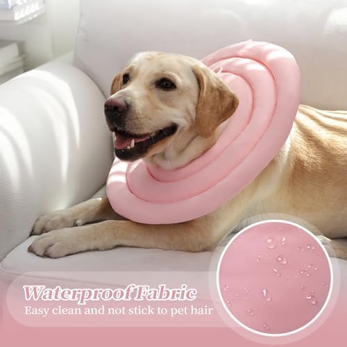 IDOMIK Dog Recovery Collar, Waterproof Soft Dog Cone After Surgery