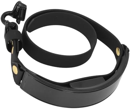Pongnas Rechargeable LED Dog Collar with Scrolling Text Display 3 Lighting Modes PU Leather Collar for Night Fits Small Medium Large Dogs