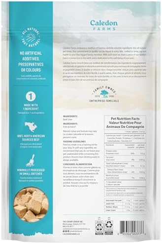 Caledon Farms, Value Pack Freeze Dried Beef Liver Bites, 12.5 oz, Freeze Dried Dog Treats