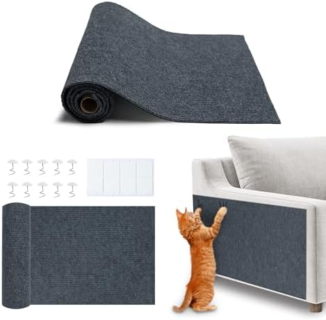 Catify Peel & Stick Cat Scratching Mat - Gray, L:39"