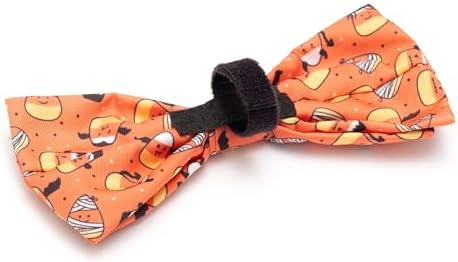 THE WORTHY DOG Halloween Patterns Pet Bow Ties for Dogs & Cats, Ghouls