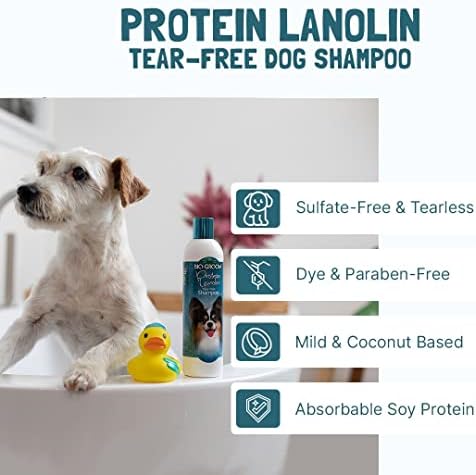 Bio-Groom Protein Lanolin Dog Shampoo, Tear-Free Pet Shampoo, 2.5 Gallons