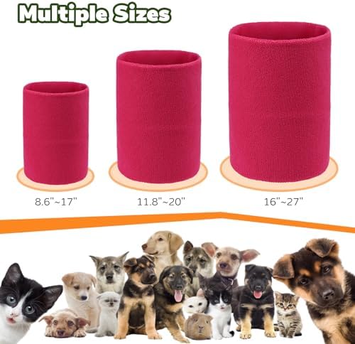 Dog & Cat Calming Band Cat Anxiety Relief Cover,Double Layer Thickened Pet Ears Elastic Neck Band Noise Cancelling Ear Muffs for Anxiety Relief/Noise Protection,Grooming,Thunder,Fireworks