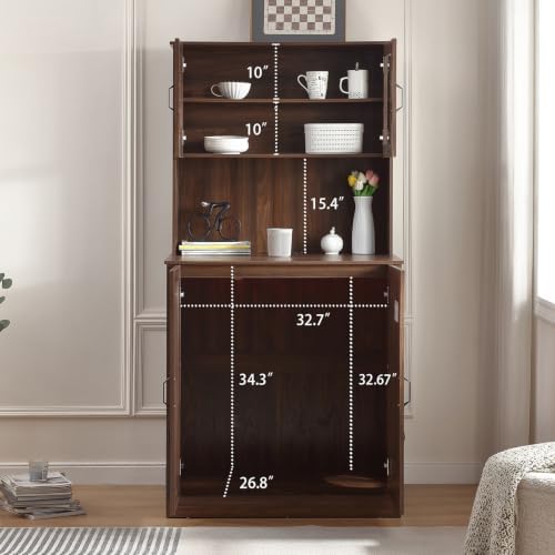 Forest Gravity Extra Large Tall Litter Box Cabinet for Automatic Litter Box