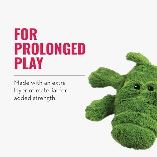 KONG Ali Alligator Cozie Dog Toy, Small