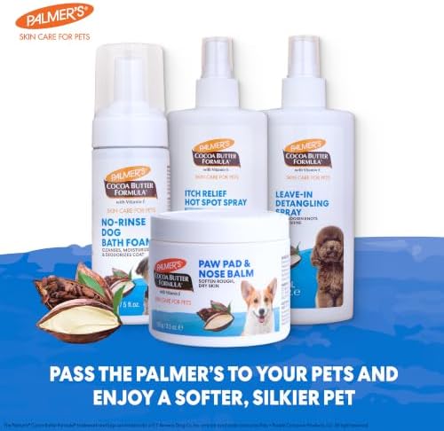 Palmers for Pets Cocoa Butter Paw Pad and Nose Balm for Dogs, 3.5 Oz