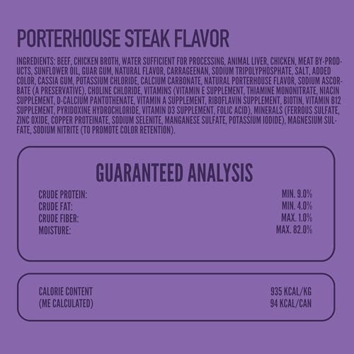 A Strong Heart Porterhouse Steak Flavor Dog Food Cups, 3.5oz, 12-Pk
