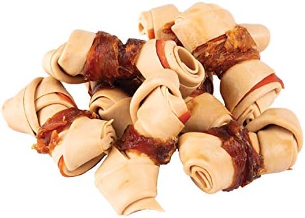 SmartBones Mini Chicken-Wrapped Bones Rawhide-Free Dog Treats, 20 Count