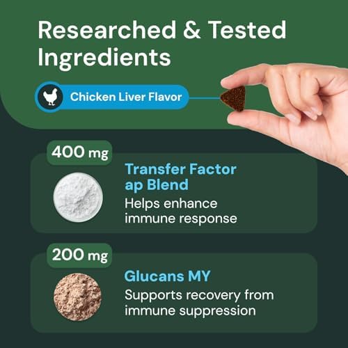 VetriScience Immunity Health, Chicken Flavor, 50 Chews
