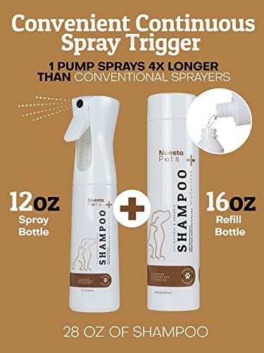 Pets 4 in 1 Pet Cleanser Oat & Aloe Hypoallergenic Waterless Shampoo