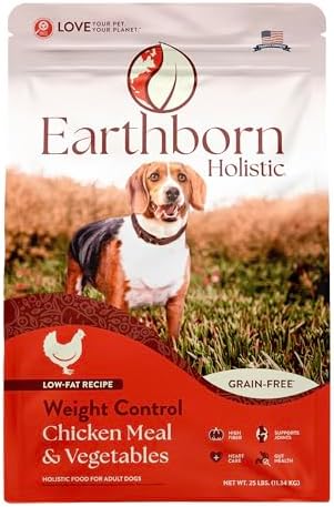 Earthborn Holistic Weight Control Chicken Grain-Free Dry Dog Food 25 lb