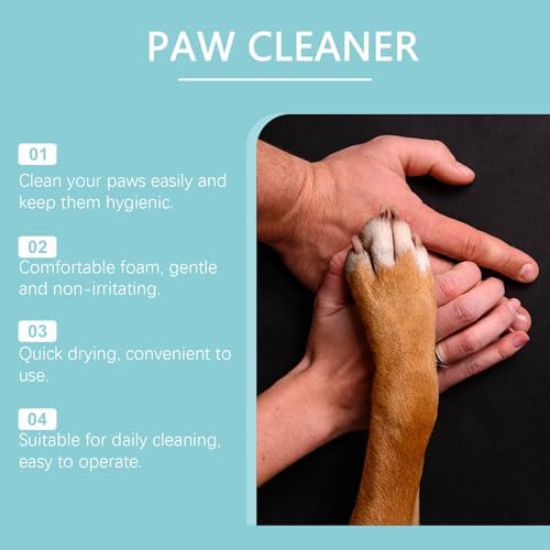 Dog Paw Cleaner Foam for Dogs & Cats, Deodorizing Formula