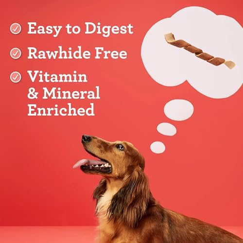 DreamBone Spirals Variety Pack Rawhide-Free Dog Treats, 32 Count