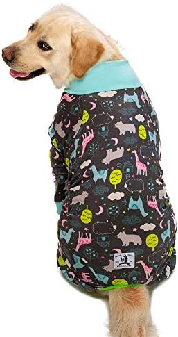 Dog Surgery Recovery Suit Female Male for Dogs After Surgery Medium Large Dogs Onesie Dog Pajamas Pjs Clothes (Dark Gray, 30 (Chest 29.92 in | Backlength 19.69 in))