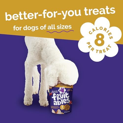 Fruitables Baked Dog Treats, Healthy Pumpkin Treat for Dogs, Low Calorie & Delicious, Made Without Wheat, Corn and Soy, Made in the USA, Allergy Friendly, Chicken and Cranberry Flavor, 32 oz