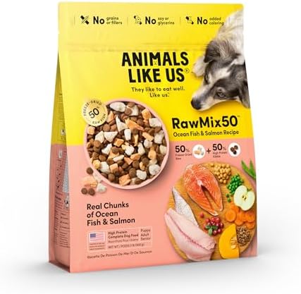RawMix 50 Fish Freeze-Dried Dog Food, 2 lb