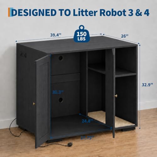 Garvee Cat Litter Box Enclosure, Large Cat House