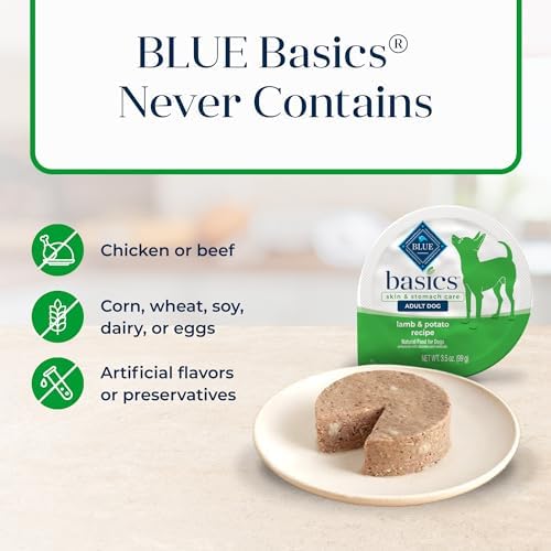 Blue Buffalo Basics Lamb Small Breed Adult Wet Dog Food, 3.5 oz, 12 ct