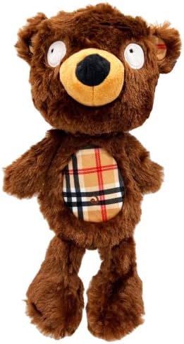Huxley & Kent Slappies Plush Dog Toy, Beary Styles, Small