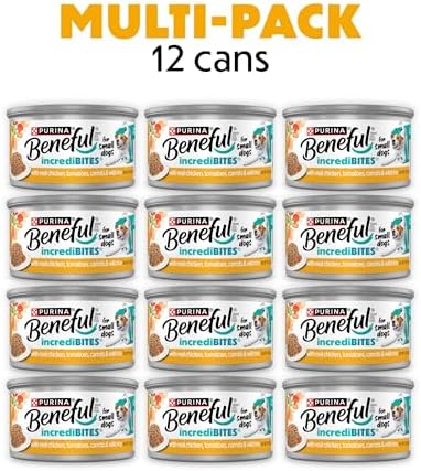 Beneful Purina Small Breed Wet Dog Food in Gravy,IncrediBites with Real Chicken - 3 oz. Cans,(Pack of 24)