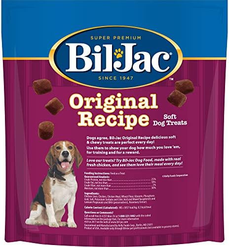 Bil-Jac Original Recipe Soft Dog Treats with Chicken Liver | 20 oz
