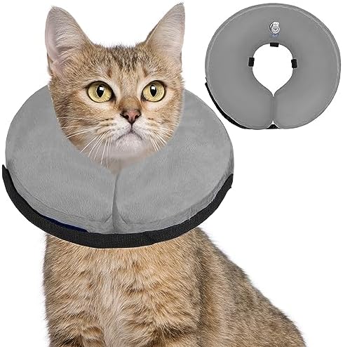 Soft Inflatable Cone Recovery Collar for Dogs and Cats After Surgery