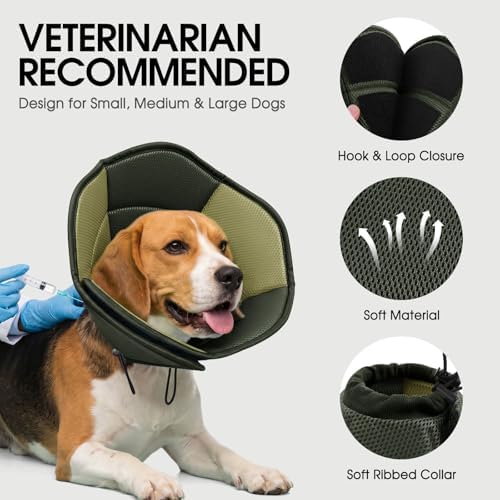 Dog Cone Soft Cone for Dogs to Stop Licking