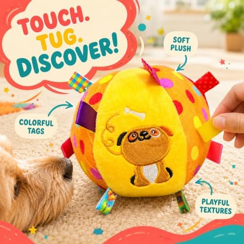 Squeaky Play Balls for Dogs,Squeaky Ball Interactive Toy，C+C+C