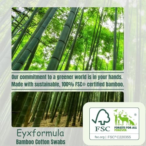 eyxformula Dog Ear Cleaning Swabs, 2 Size Cotton Tips, 100 Long & 100 Large