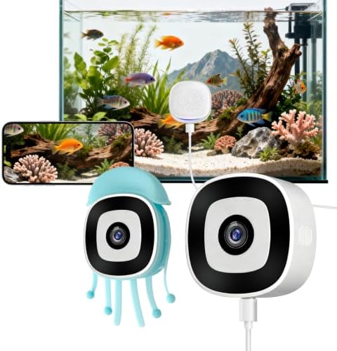 2K AI Reptile & Aquarium Camera with Wide-Angle Lens