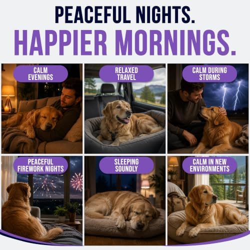Melatonin for Dogs - 250 Chews - Dog Melatonin Chews for Small & Large Dogs