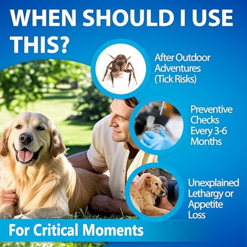 4-in-1 Dog Health Management Card 4-in-1 Canine Health Signal Analyze Common Canine Illnesses Quick and Easy at-Home Testing