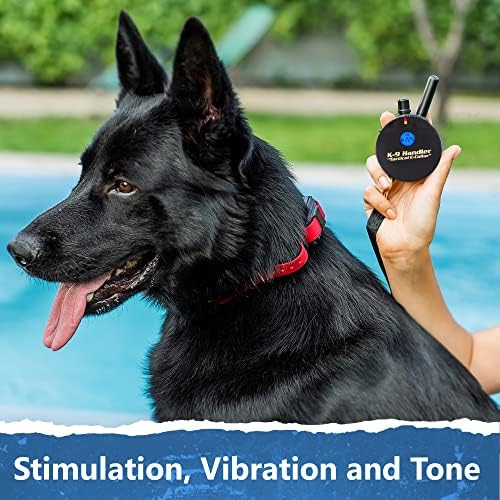 Educator K9-800 Tactical E Collar for Dog Training with Remote - 3/4 Mile Range, Waterproof, 100 Stimulation Levels, Tone or Vibration Mode, Night Light for Small, Medium & Large Dogs (37 inc)