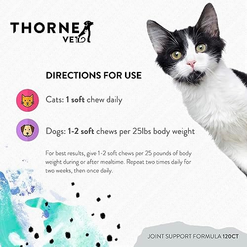 ThorneVet Heart Health Formula, Canine Basic Nutrients, and Joint Support Formula Soft Chews Bundle