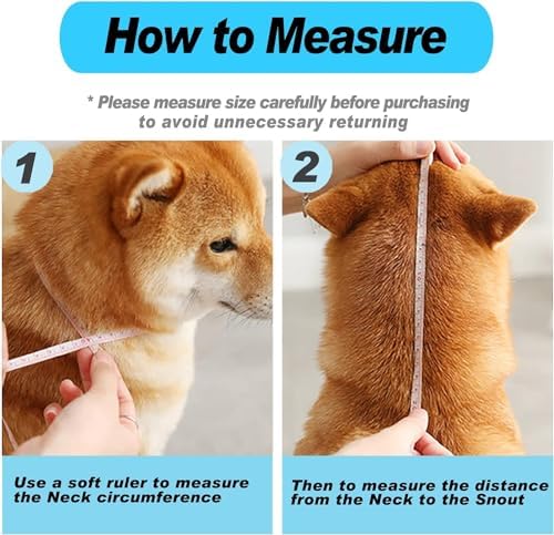 Supet Dog Cone Collar to Stop Licking, Elizabeth Recovery Collar After Surgery for Large, Medium, Small Dogs, Pet Head Cone Alternative