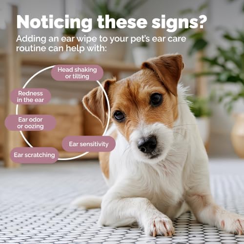 Vetnique Oticbliss Chlorhexidine Dog Ear Flush & Cleaning Wipes Bundle