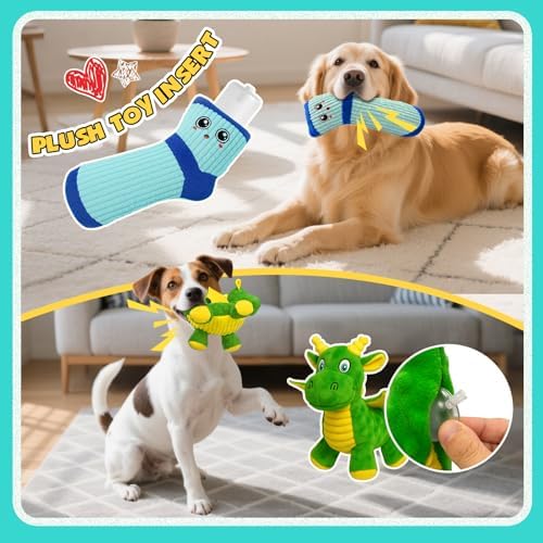 Squeakers for Dog Toys - 60 Pack Replacement Dog Toy Squeakers