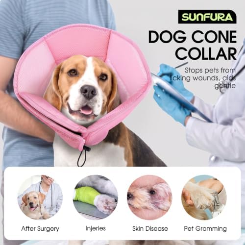 Dog Cones for Small Dogs Soft Cone for Dogs to Stop Licking